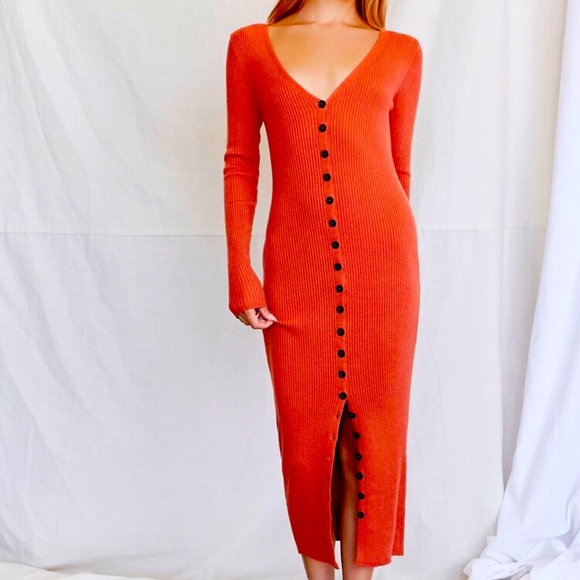 Red Light Sweater Dress ❤️ - Picture 5 of 8